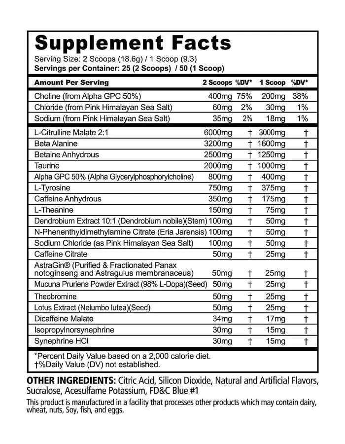 Panda - Rampage Pre Workout - 445 g