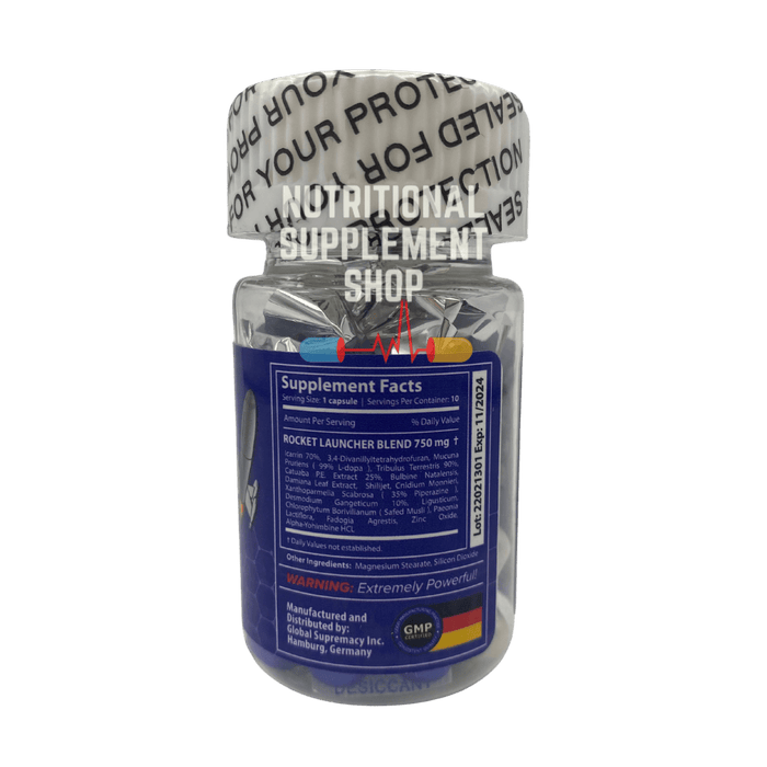 Rocket Launcher by Global Supremacy Supplements | Male Enhancement - Supplement Shop