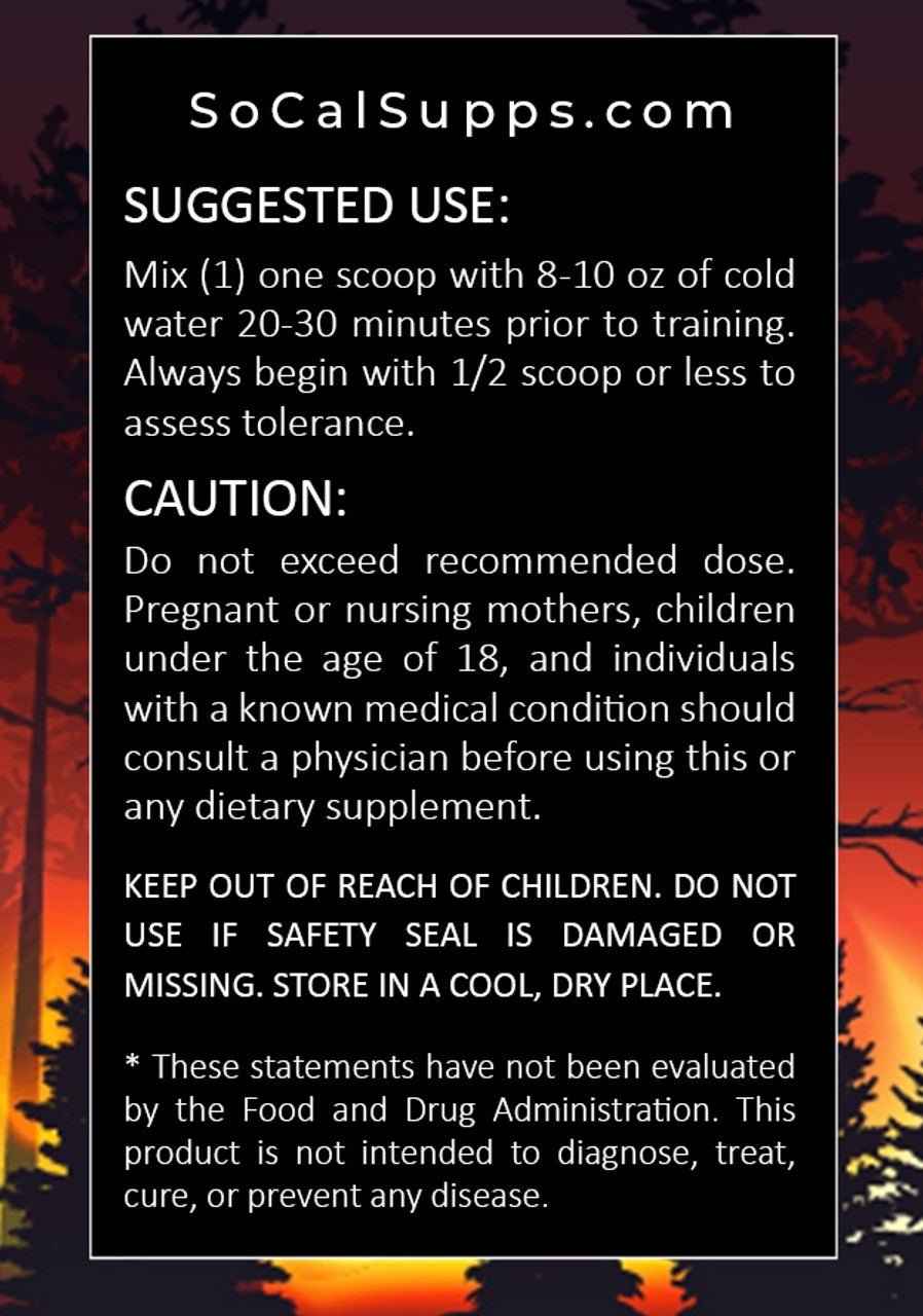 SoCal Supps - Wild Fire Pre Workout