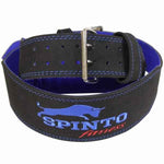 Spinto: Leather Weight Lifting Belt - 4 Inch