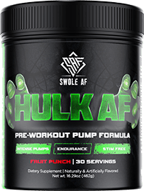 Swole AF: Hulk AF | Stim Free Pump Pre Workout - Supplement Shop