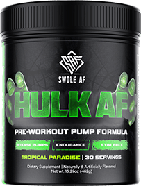 Swole AF: Hulk AF | Stim Free Pump Pre Workout - Supplement Shop