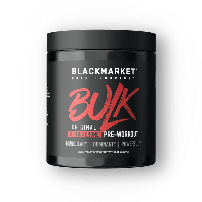 The Ultimate Testosterone Boosting Pre Workout: Blackmarket Bulk - Supplement Shop
