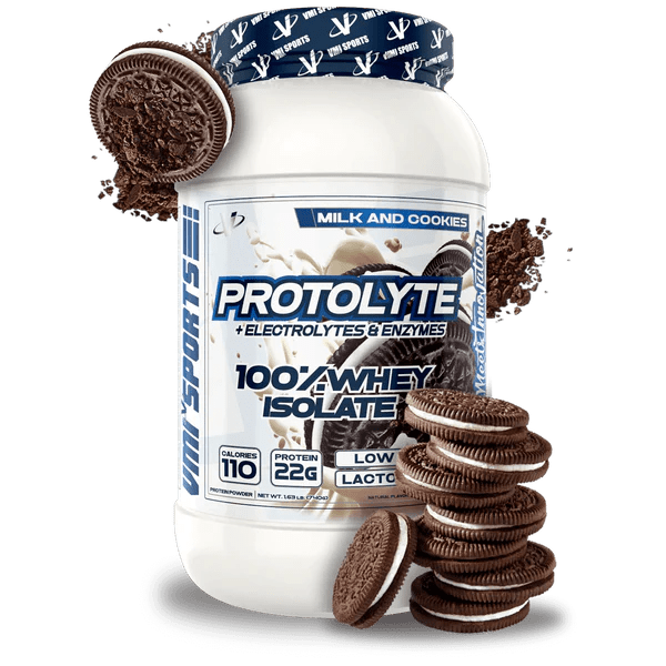 VMI Sports: Protolyte | 100% Whey Isolate + Electrolytes & Enzymes 1.68lb - Supplement Shop