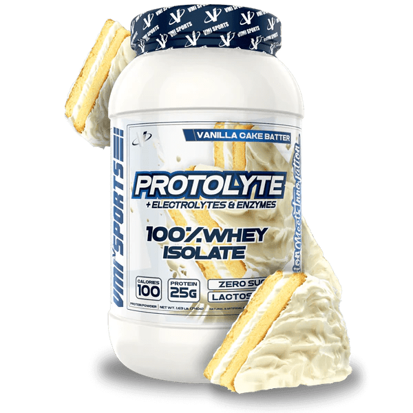 VMI Sports: Protolyte | 100% Whey Isolate + Electrolytes & Enzymes 1.68lb - Supplement Shop