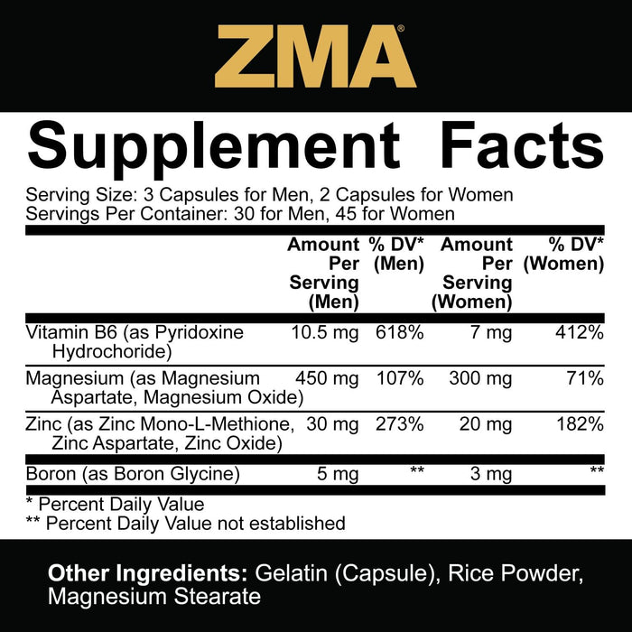 ZMA with Boron | 90 Capsules - Supplement Shop